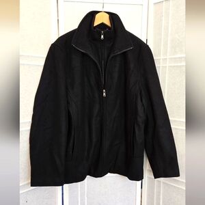 Calvin Klein men's black coat New